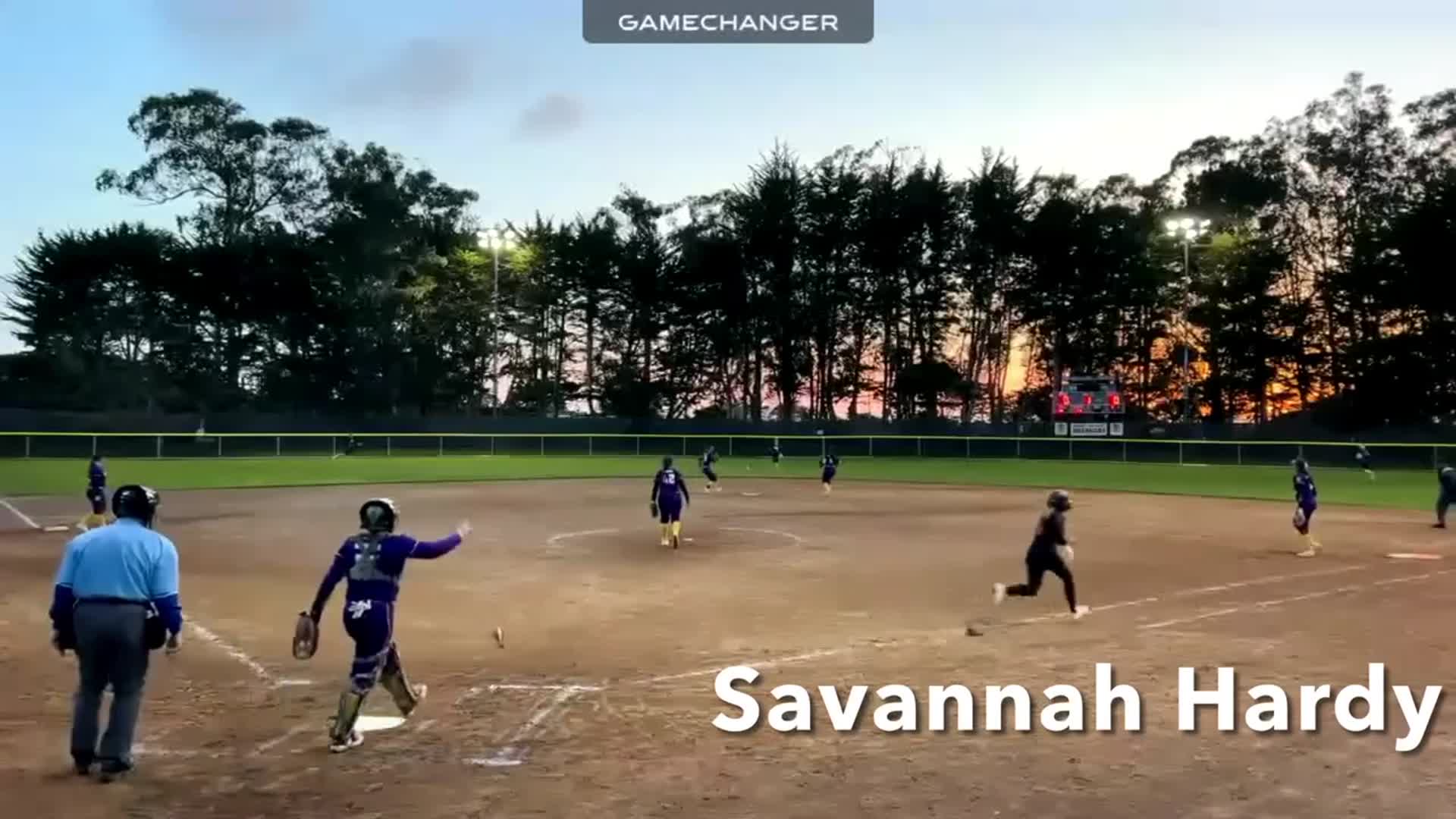 Savannah Hardy with a 3-hit performance for Pacific Grove