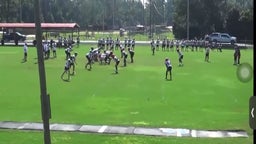 Slant route for a touchdown