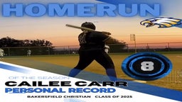 Cailee Carr Homerun #8