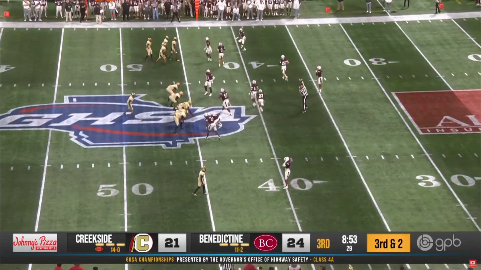 Cayden Benson long run in state title win