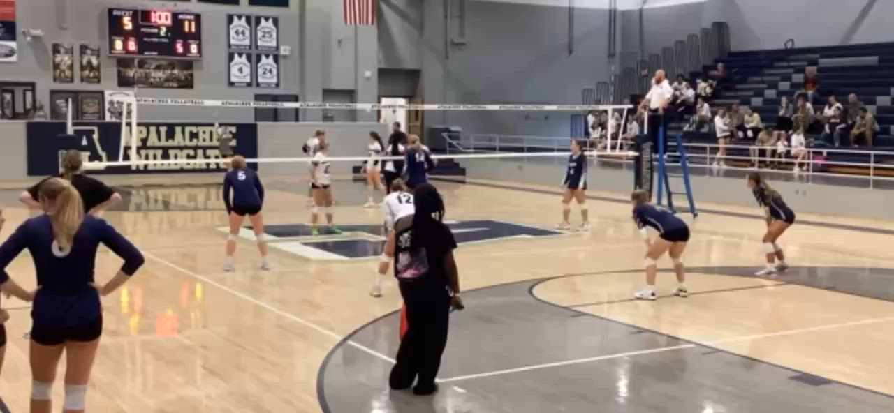 Clips of serve receive from our first tournament of school season.