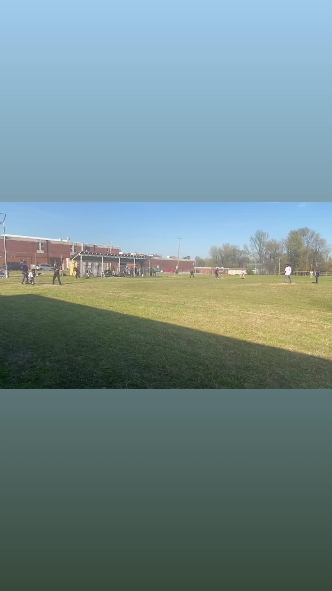 Ball hit to catcher throw out at 1st