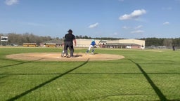 Terell Hayes with a 2 base hit...Northeast Vikings vs North Iberville 3/13/25