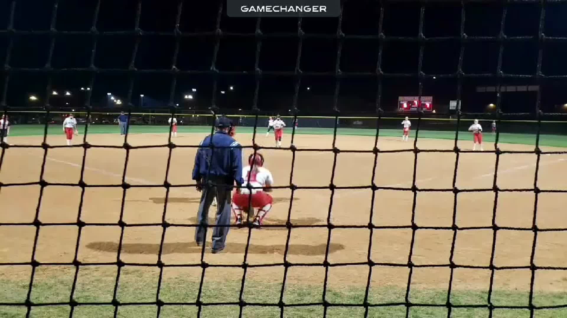 Sanaii Rivers hits 3 Run Homer...Top of the 7th!!!