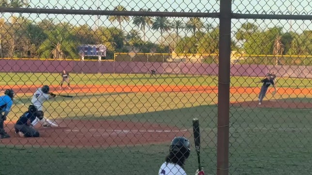 Mark Aschenbrenner 2025 C with his third regular season home run