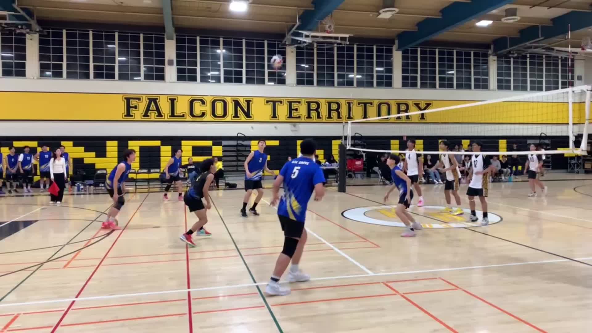 3/7/2024 Varsity Boys Volleyball - Season Opener : Oak Grove @ Hill (Oak Grove wins 3-2)