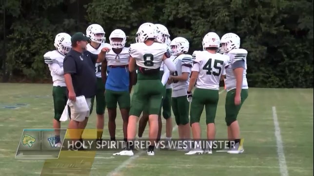 WJBF Football Friday Night - GIAA 8-man football highlights between Westminster Schools of Augusta & Holy Spirit Prep on the 20th of September, 2024