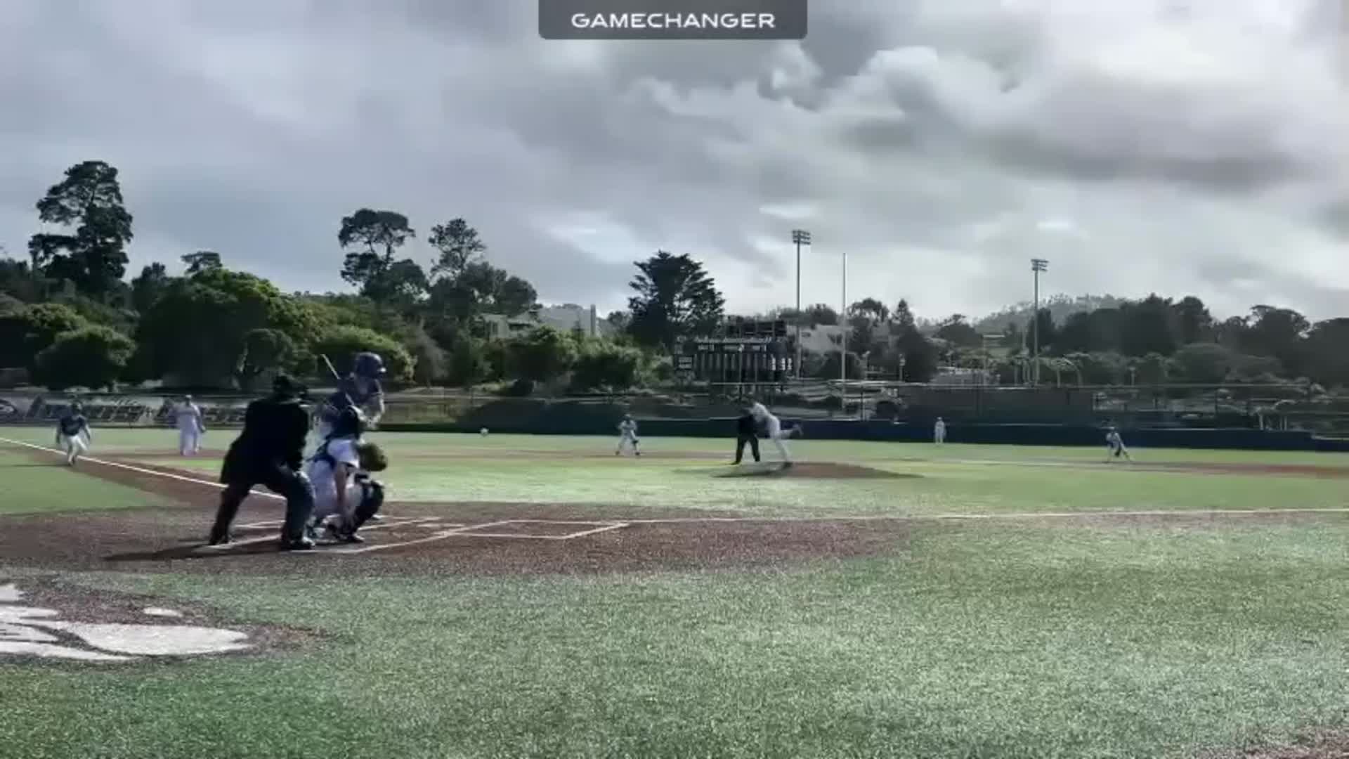 Kaleb True records 5 Strikeouts