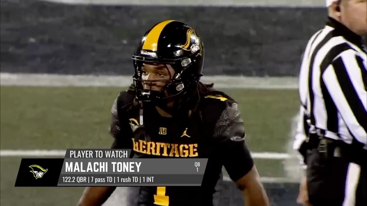 HIGHLIGHTS: Malachi Toney leads American Heritage to state title playing quarterback