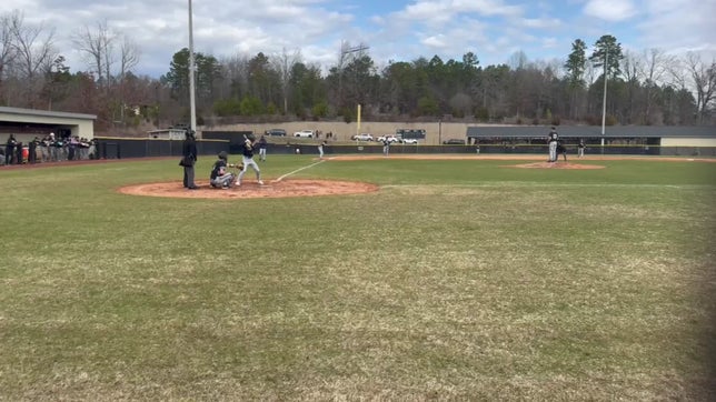 Scrimmage against Hough High - RBI Single
