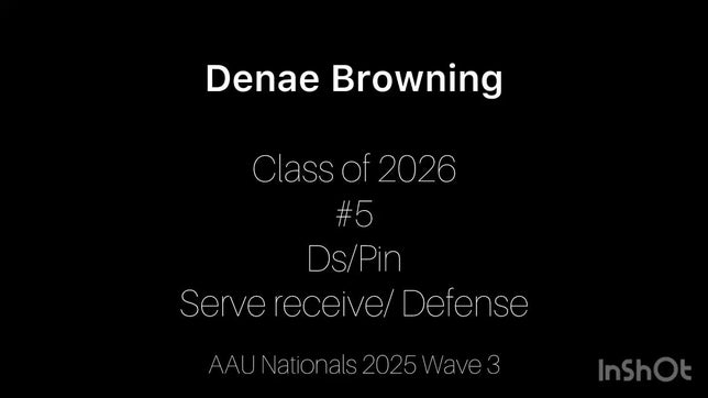 Denae Browning Nationals 2025 highlights