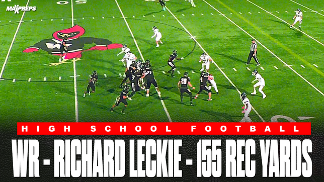 Waukesha South’s Richard Leckie had a standout outing this past weekend, hauling in 11 receptions for 155 yards.