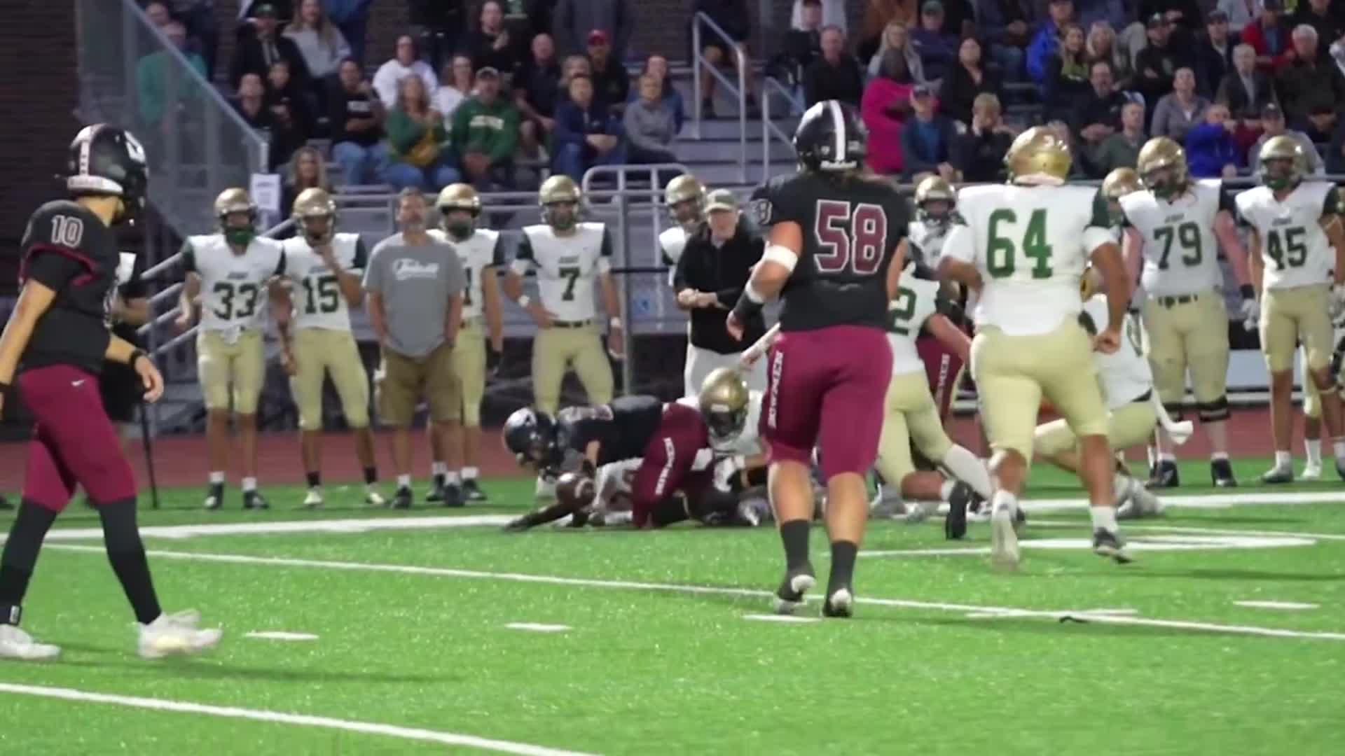 Zach forced fumble and recovery