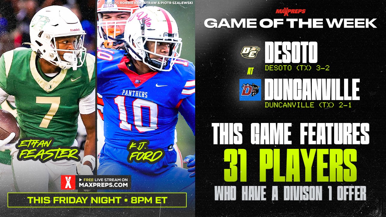 Duncanville vs DeSoto features 31 Players with a Division I offer