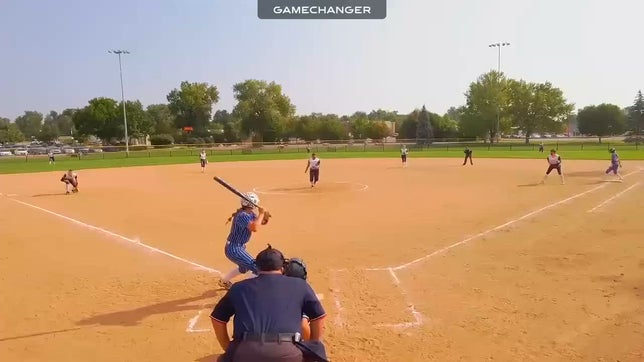 Greta throw to get the runner at first.