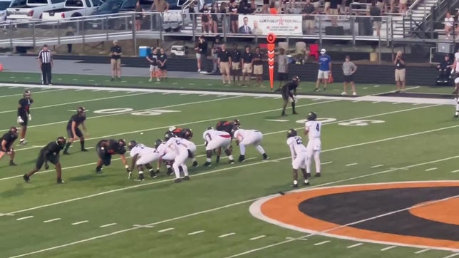 #46 Jet Bates with the tackle