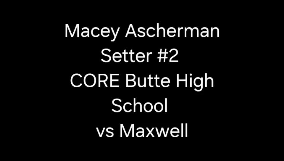 CORE Butte vs Maxwell