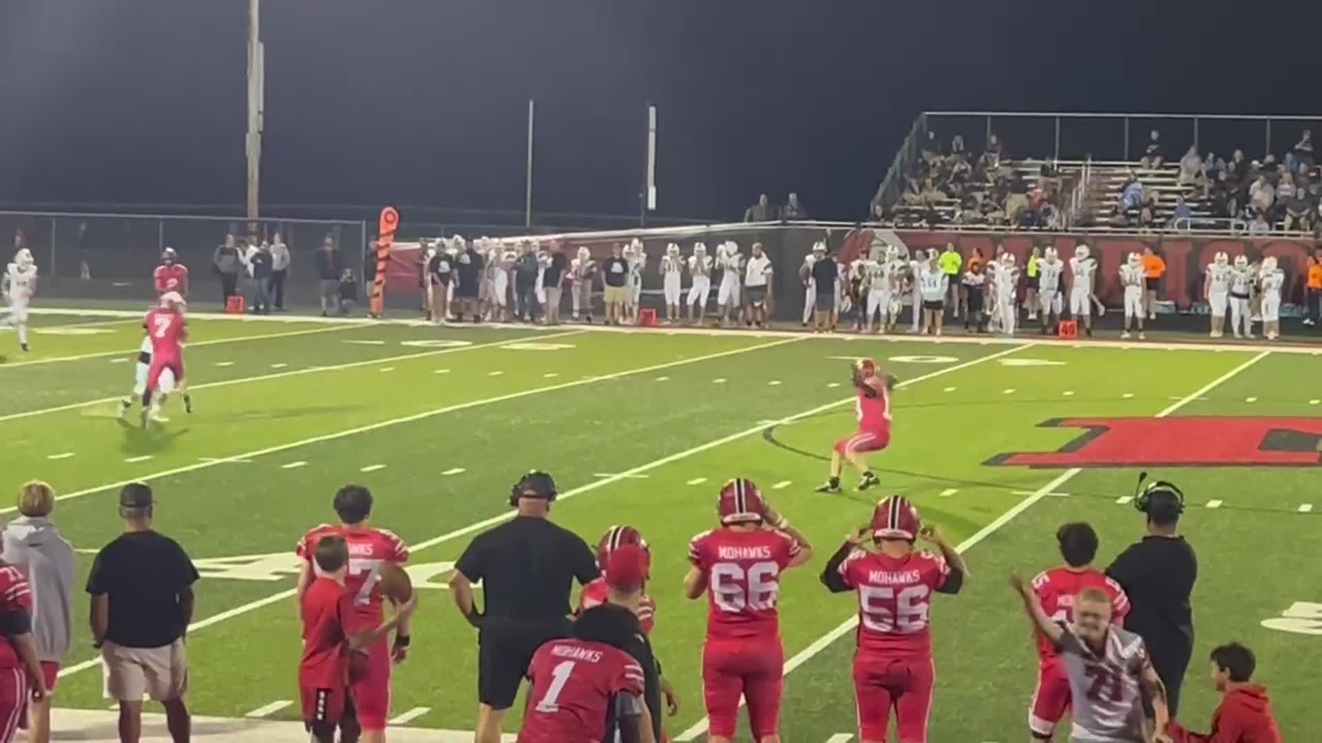 54 yd Punt Return TD