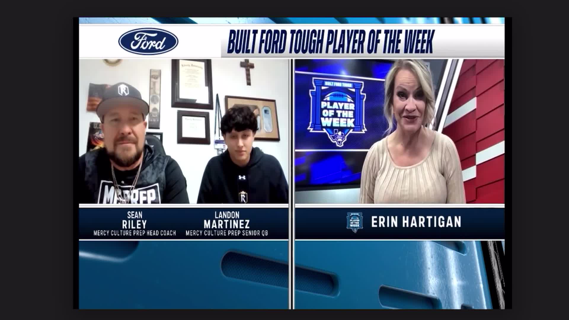 Built Ford tough player of the week
