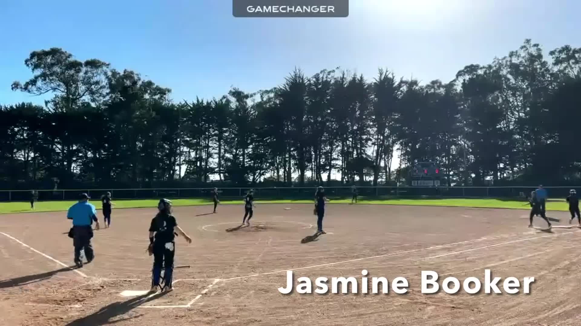 Jasmine Booker with a 3-hit game for Pacific Grove.