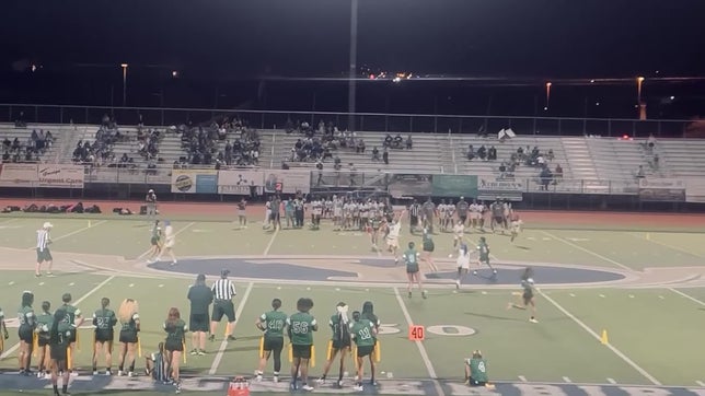 Vanessa Sepulveda with a big reception to pick up the 1st down & much more.
