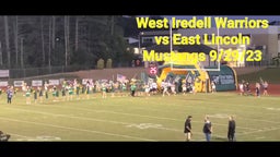 Asher Frisbee kicking highlights West Iredell vs East Lincoln