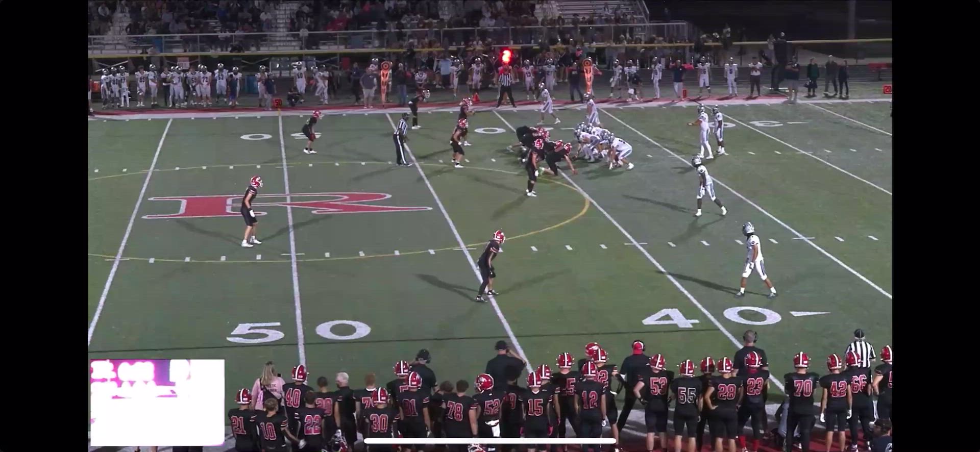 Josh Lochbiler 3rd interception of the year