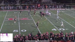 Josh Lochbiler 3rd interception of the year
