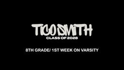 First week playing Varsity basketball as an 8th grader.