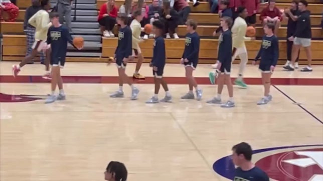Varsity debut off of football season. 8pts 3/5 shooting 2/4 from 3. Approx 12 mins.