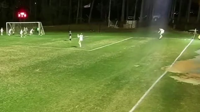 Corner kick curve.... GOAL