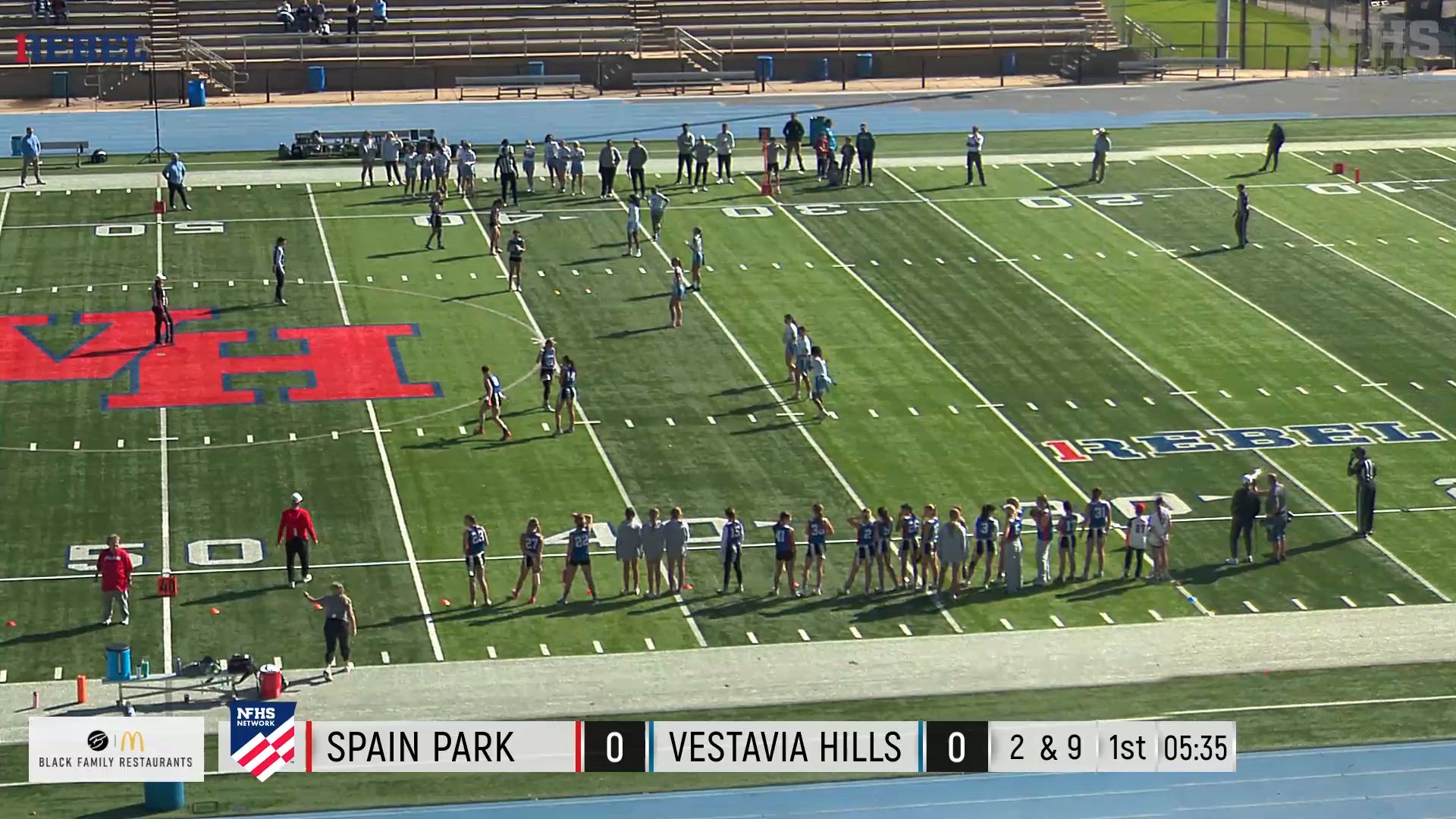 Vestavia Hills flag football wins wild game over Spain Park