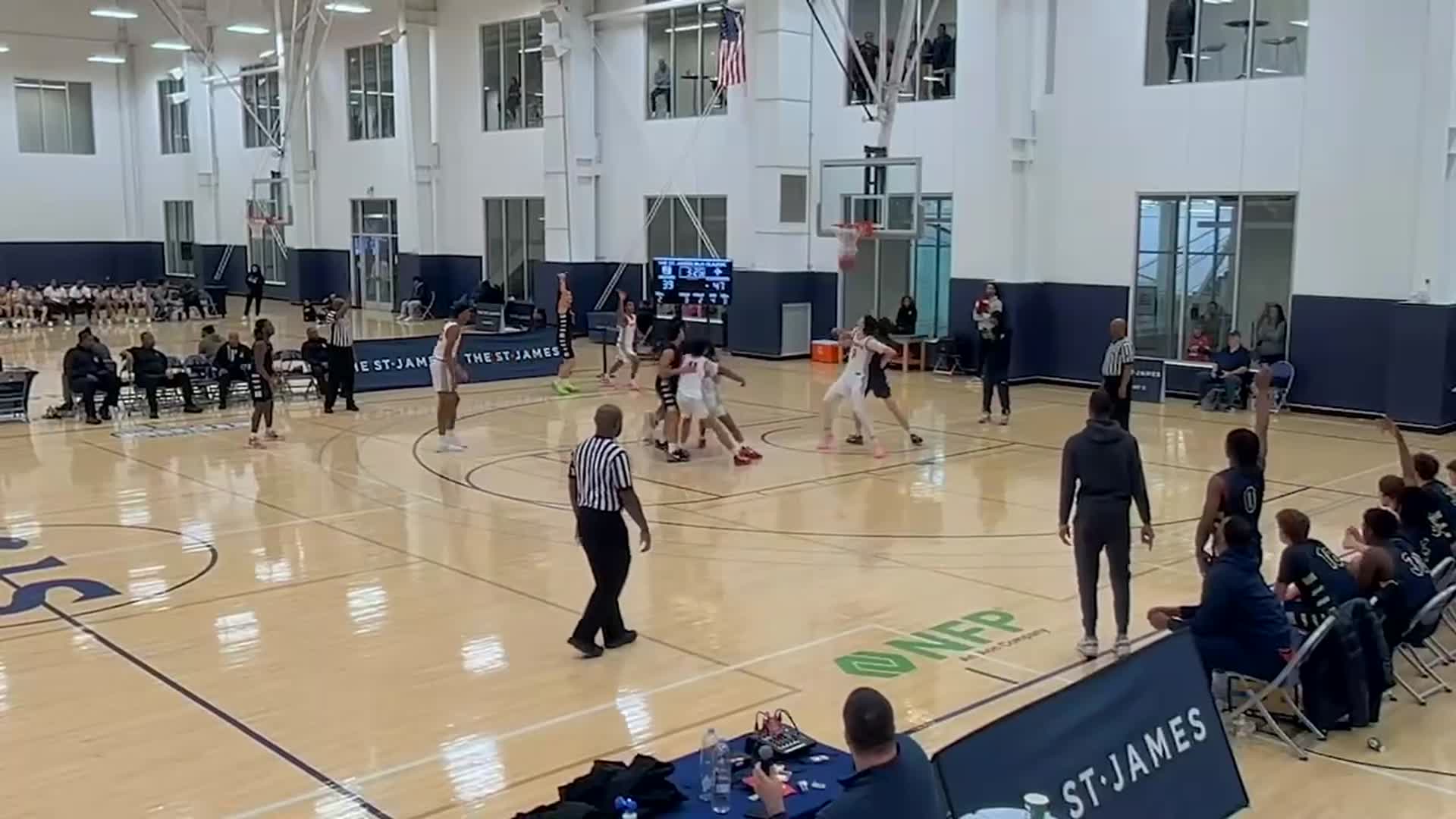 Sophomore Mikey Chiara of Xaverian Clippers at MLK tournament in Virginia