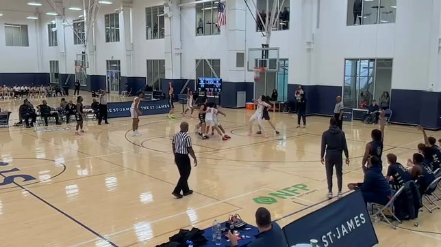 Fifteen year old sophomore Mikey Chiara makes three three pointers