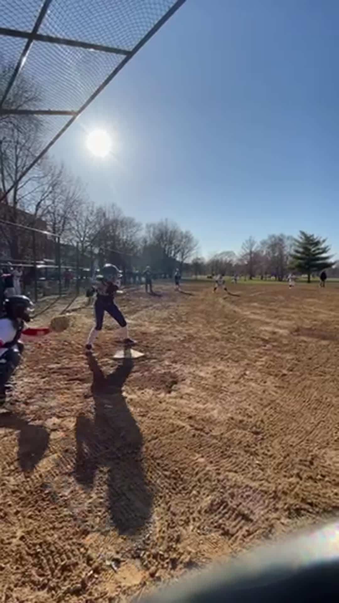 Triple with runners on 1st and 2nd