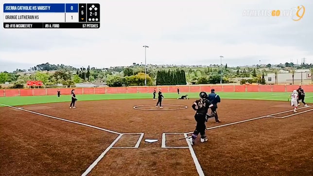 Reese Ferrel 2025 JSerra 2nd base dive put out