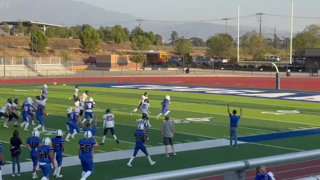 Game against Yucaipa