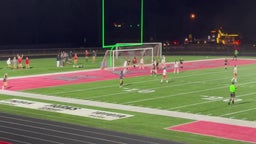 Catherine knocks in the corner with her left to end the game 8-0