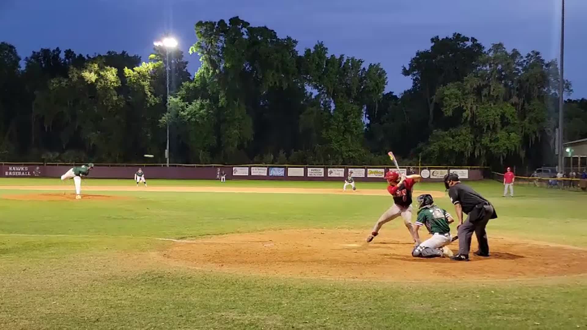 Hard single against McKeel Academy 20240314