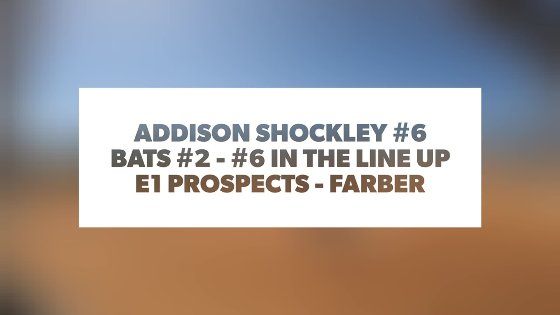 Some highlights from the 21-22 E1 Prospects Farber 16U.
