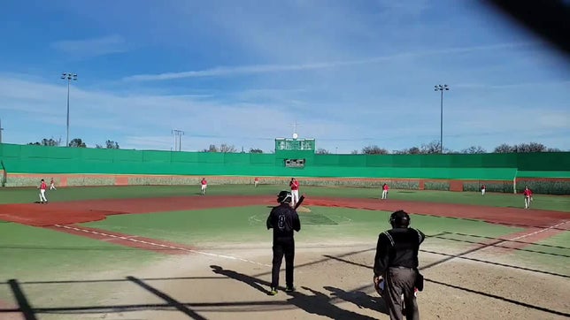 Top 6th vs. McKinleyville. Junior Waylon Stripling doubles to Center field