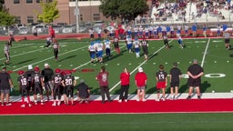 Tigers #10 Drake Gines with the tackle