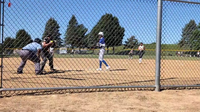 singles on bunt. advances runner