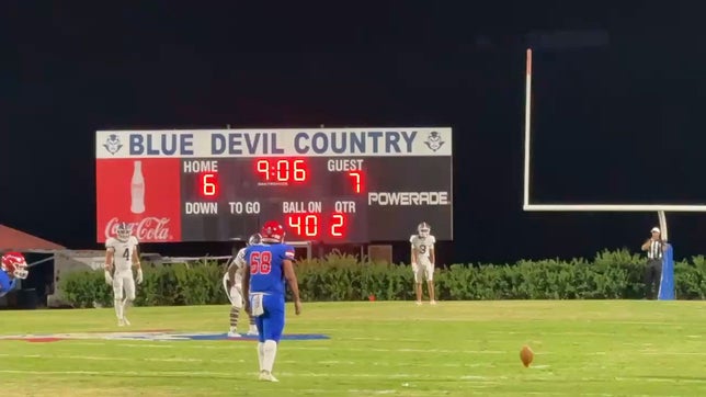 78 yd Kick return for TD