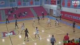 High Flying Sanusi with the Alley-oop!!!