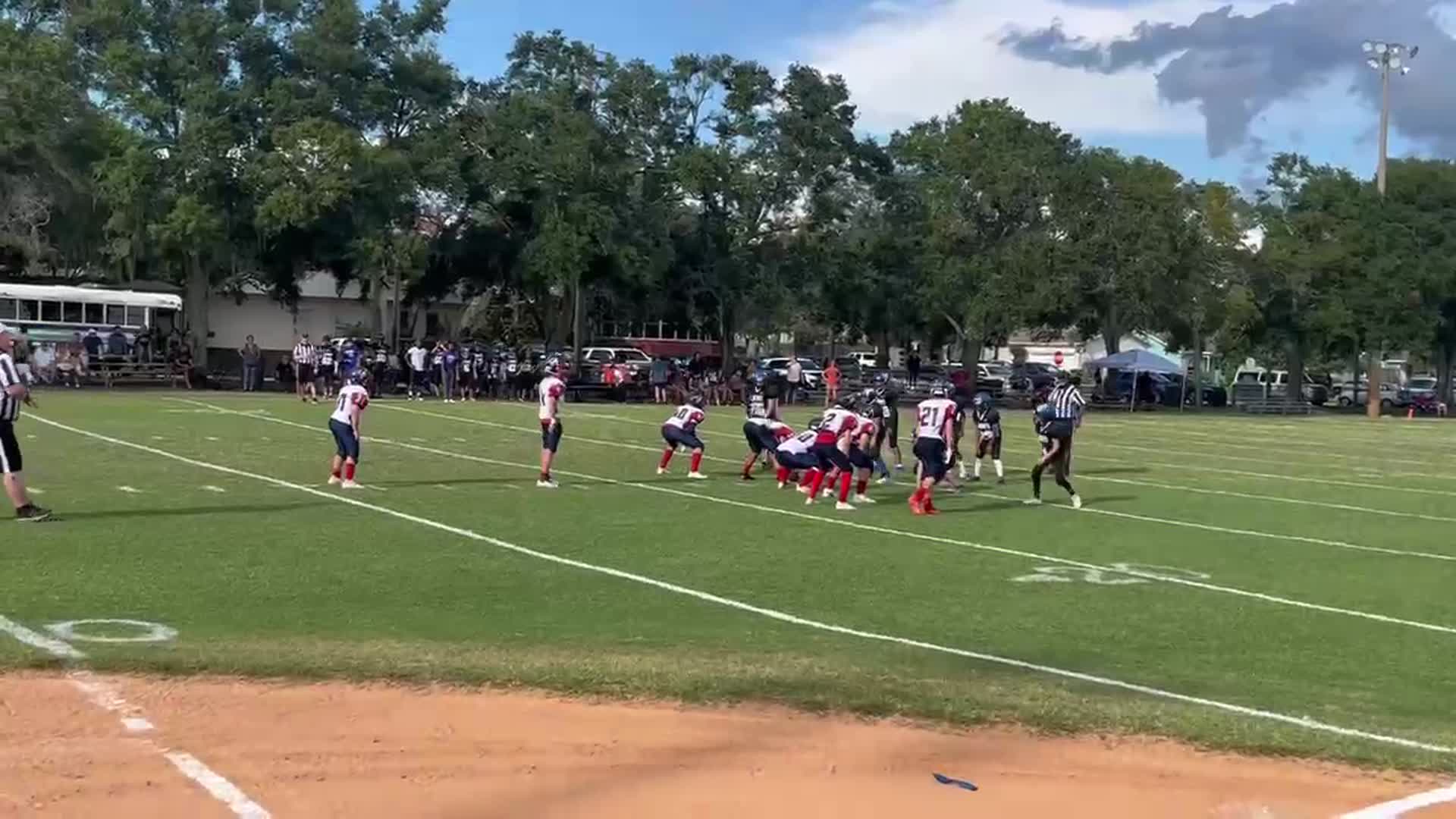 6th grader Joey Stevens (31) getting his first career TD!