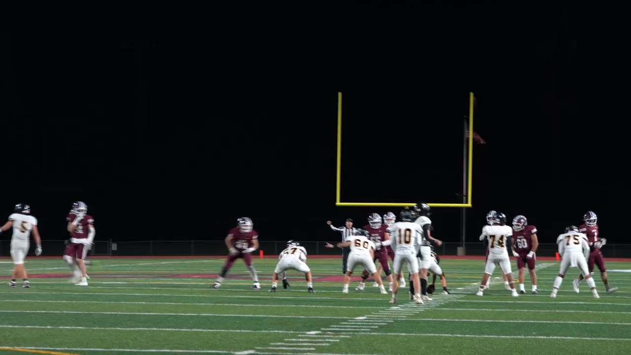 BHS Defense causes Fumble and Recovers