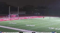 Freshman Goalkeeper against Cardinal gibbons