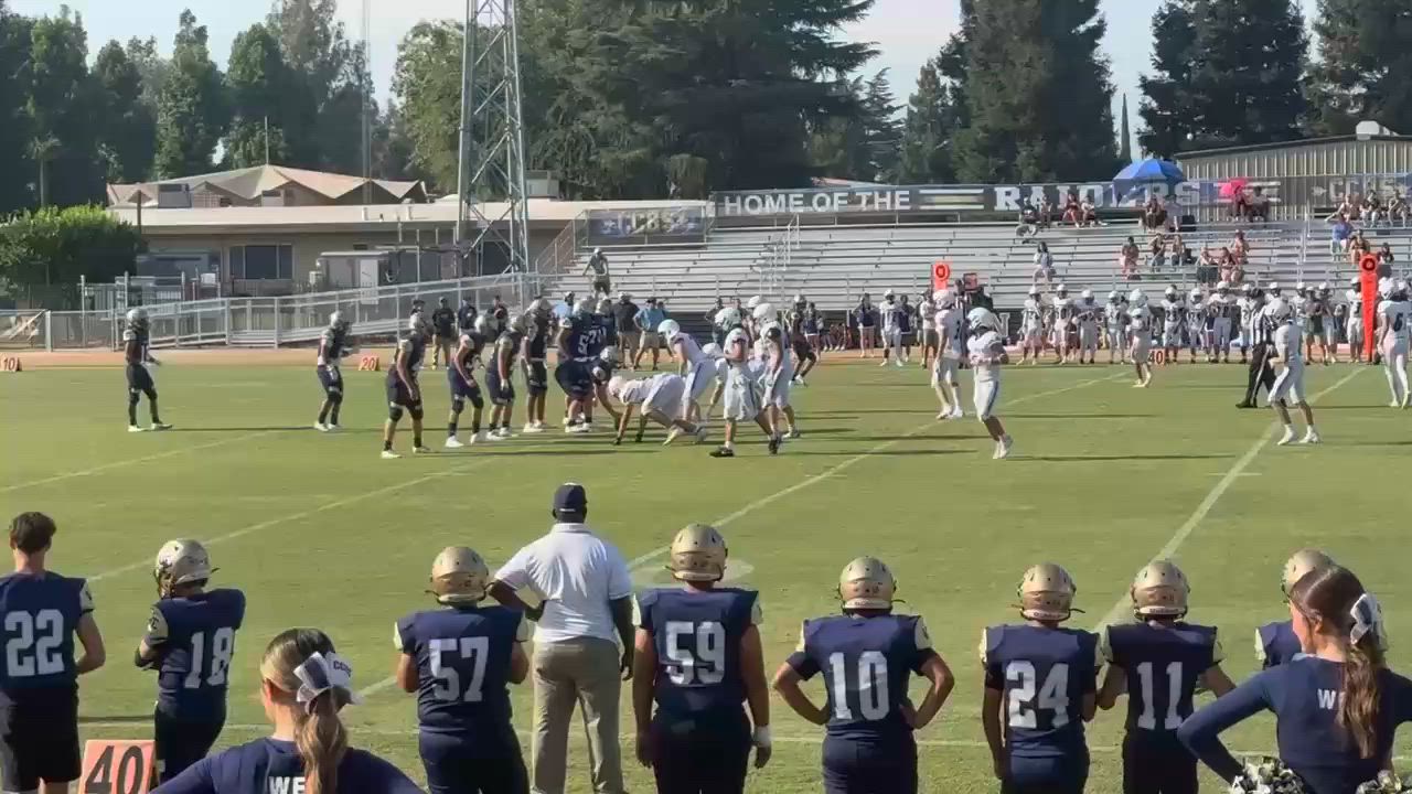 65 yd run vs pleasant valley  Cade Villa #12