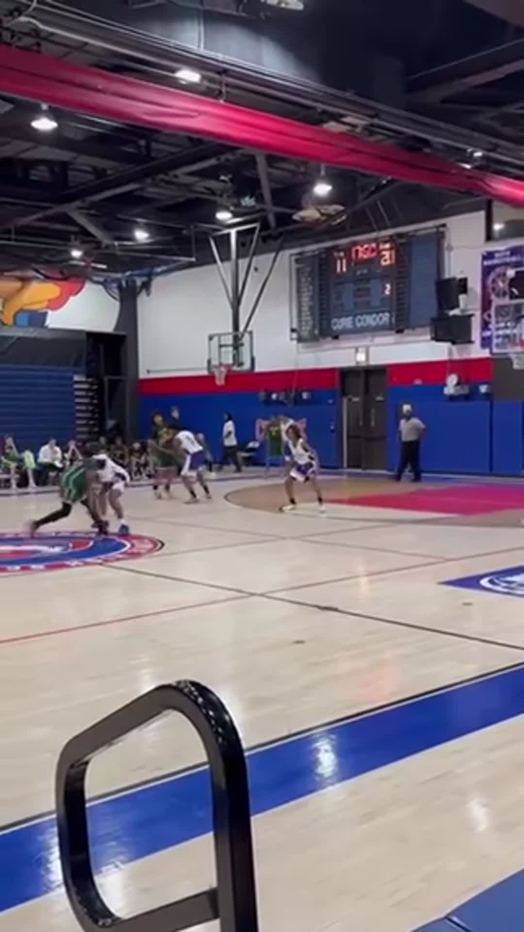 Malik Vaughn Steal to Layup